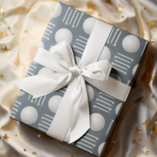 Papier Cadeau Dusty Blue Golf Ball et The Gift