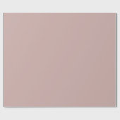 Papier Cadeau Dusty Pink Solid Color Wrapping Paper Roll (Plat)