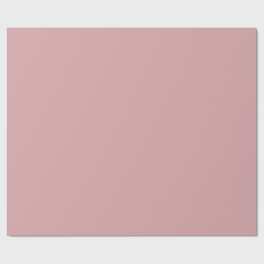 Papier Cadeau Dusty Rose Pink Solid (Plat)