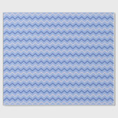 Papier Cadeau Dynamic Zigzag Pattern in Blue and Pink Stripe (Plat)