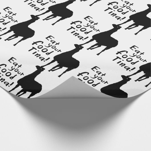 Papier Cadeau dynamite de lama (Coin)