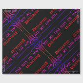 Papier Cadeau e.a.m.l. WRAPPING PAPER <<sunset>> studio miiri (Plat)