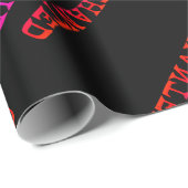 Papier Cadeau e.a.m.l. WRAPPING PAPER <<sunset>> studio miiri (Coin rond)