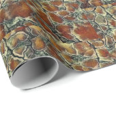 Papier Cadeau Earthly Pattern (Coin rond)