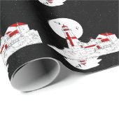 Papier Cadeau East Quoddy Head Phare plat (Coin rond)