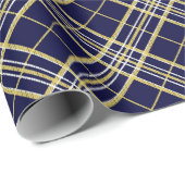 Papier Cadeau East Tennessee State University Tartan (Coin rond)