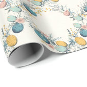 Papier Cadeau Easter (Coin rond)