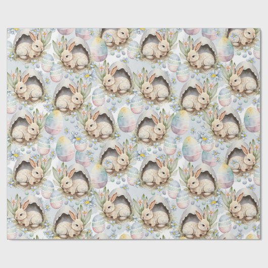 Papier Cadeau Easter Bunny  (Plat)