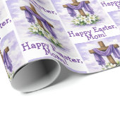 Papier Cadeau Easter Customizable Wrapping Paper (Coin rond)