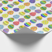 Papier Cadeau Easter eggs wrapping (Coin)