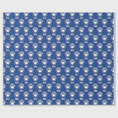 Papier Cadeau Eastern Illinois Panthers Empreinte de patte & EIU (Plat)