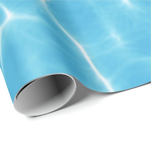 Papier Cadeau eau (Coin rond)