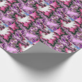 PAPIER CADEAU EAU ABSTRAITE DU FLUX (Coin)