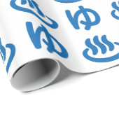 Papier Cadeau ♨ eau chaude ゆ - Yu | Japonais (Coin rond)