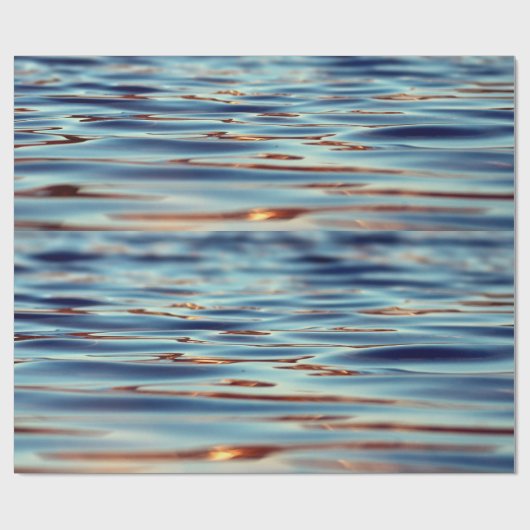 Papier Cadeau eau de mer (Plat)