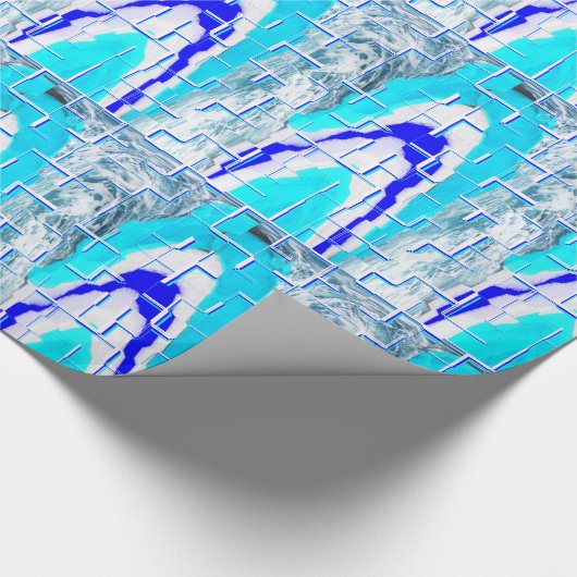 Papier Cadeau Eau froide (Coin)