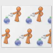 Papier Cadeau Eau Sur La Terre (Plat)