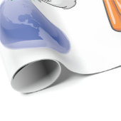 Papier Cadeau Eau Sur La Terre (Coin rond)