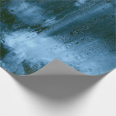 PAPIER CADEAU EAU VERTE HUMIDE (Coin)