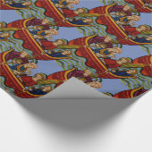 Papier Cadeau Ébat nautique médiéval (Coin)