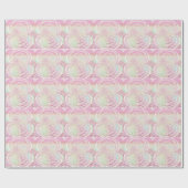 Papier Cadeau Écaille de Sirène Rose (Plat)