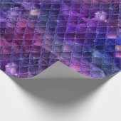 Papier Cadeau Écailles de dragon violet (Coin)