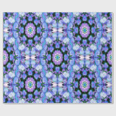 Papier Cadeau Echanicea en bleu.... (Plat)