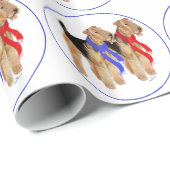 Papier Cadeau Écharpes chaudes (Coin rond)