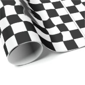 Papier Cadeau Échecboard (Coin rond)