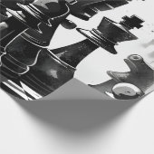 Papier Cadeau Échecs (Coin)
