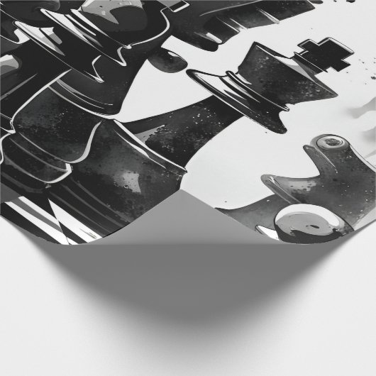 Papier Cadeau Échecs (Coin)