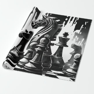 Papier Cadeau Échecs