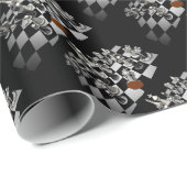 Papier Cadeau Échecs (Coin rond)