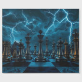Papier Cadeau Échecs (Plat)