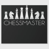 Papier Cadeau Échecs - Chessmaster (Plat)