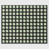 Papier Cadeau Échecs Noël Père Noël - Échecs Piece Reindeer (Plat)