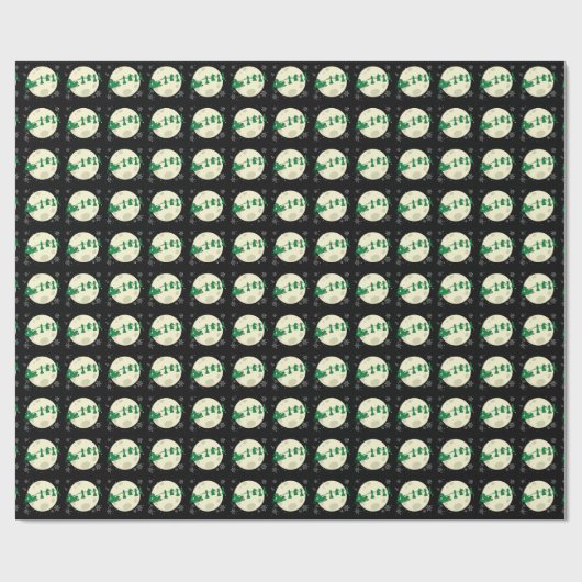 Papier Cadeau Échecs Noël Père Noël - Échecs Piece Reindeer (Plat)
