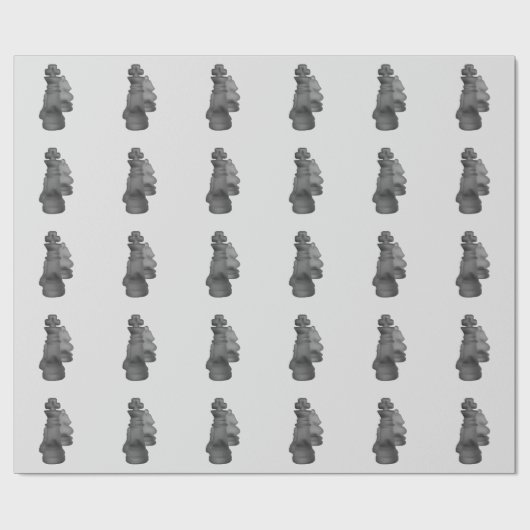 Papier Cadeau Échecs papier à envelopper (Plat)