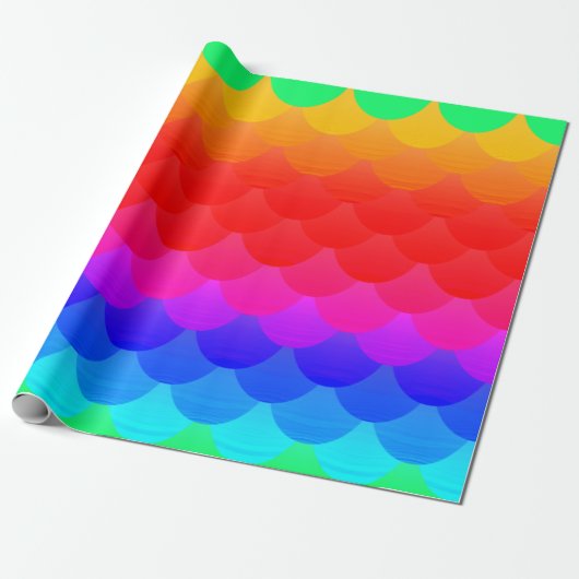 Papier Cadeau échelle de sirène (Déroulé)
