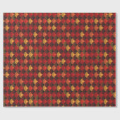 Papier Cadeau Échelle demi-cercle Motif sans fil (Plat)