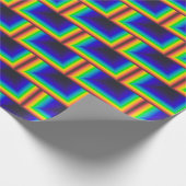 Papier Cadeau Échelles carrés à spectre solaire (Coin)