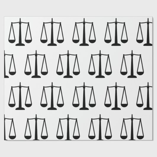 Papier Cadeau Échelles de conception de la justice pour les clas (Plat)