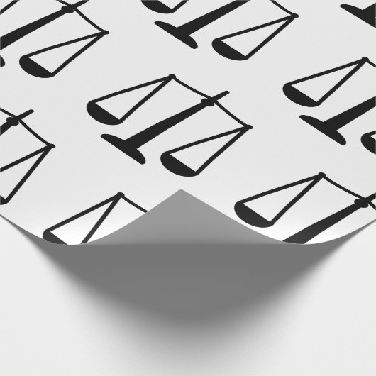 Papier Cadeau Échelles de conception de la justice pour les clas (Coin)