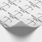 Papier Cadeau Échelles de justice (Coin)