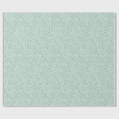 Papier Cadeau Échelles de points d'encre - oeuf de canard (Plat)