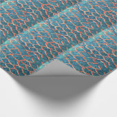 Papier Cadeau "Échelles de poissons " (Coin)