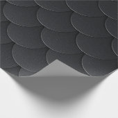 Papier Cadeau Echelles gris foncé simples (Coin)