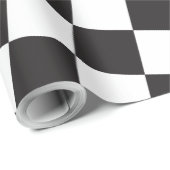 Papier Cadeau échiquier table d'échecs concurrence (Coin rond)