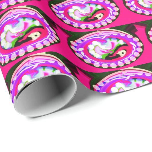 Papier Cadeau Échos (Coin rond)