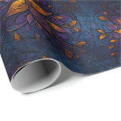 Papier Cadeau Echos Whischoes - Mythique Bleu (Coin rond)